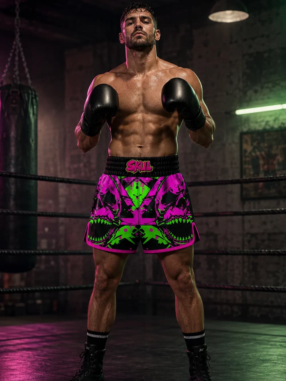 Duality boxing shorts by Phantom Republic — view 1 of 3